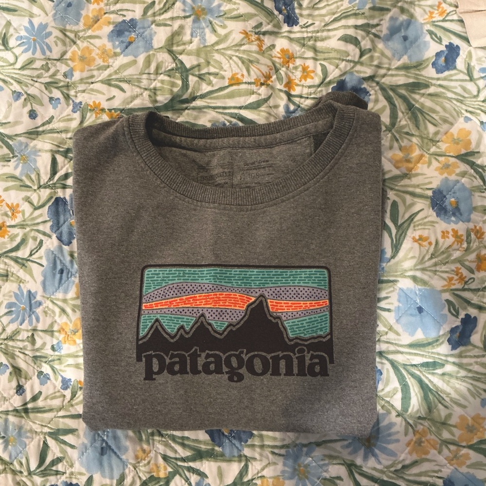 Patagonia Gray Graphic Sweatshirt